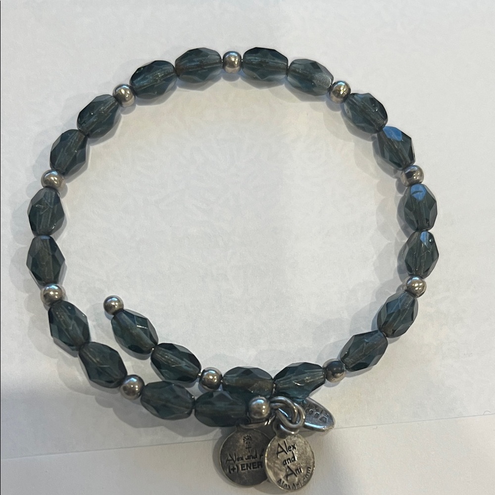 Alex & Ani blue wrap bracelet